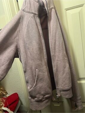 lululemon athletica Scuba Hoodie Size 8 Light Purple/Pink